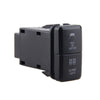 Toyota Prado Hilux Landcruiser On-Off Push Switch Blue Green LED
