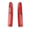 Harley Touring FLHTC Side Red Light Lens Covers (2009-2023)