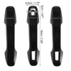 Subaru Impreza Sedan Hatchback 4 x Black Exterior Door Handles (2008-2011)