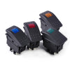 Car Boat 12V 20A 4Pin Waterproof Rocker Switch Button LED ON OFF