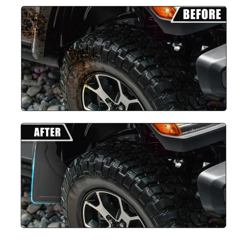 Ford Bronco Sport Black 1 Set Mud Flaps Splash Guards (2021-2023)