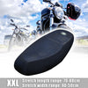 Motorcycle / Moped Breathable Mesh Cushion Black Blue Seat Cover / XXL /