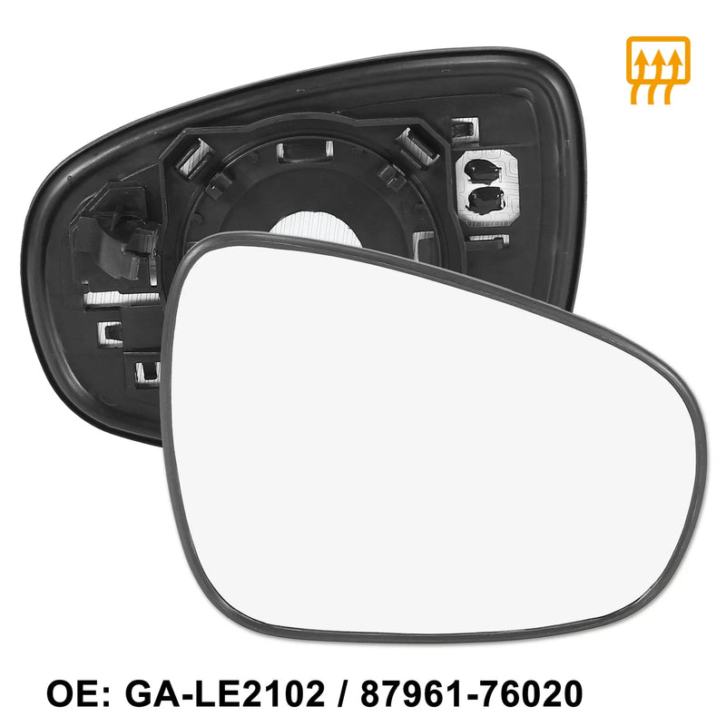 Lexus LS460 CT200h ES350 Heated Mirror Glass w/ Backing (2007-2019)