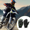 Gloves XXL Motorcycle Gloves Breathable Full Finger Nylon Outdoor Green 1 Pair