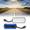 M10 Motorcycle Rear View Mirrors Handlebar Mirrors Black Blue Iron Plastic