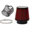 Car 4" Universal Round Cone Air Filter with Clamp