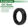 Make Model Oil Seal 38x56x12mm Black Seal Ring Rotary Shaft NBR Rubber