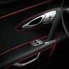 16ft Red Car Interior Door Gap Edge Line Molding Trim