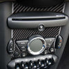 Mini Cooper R55 R56 R57 Carbon Fiber AC Knob Button Center Control Trim Fit