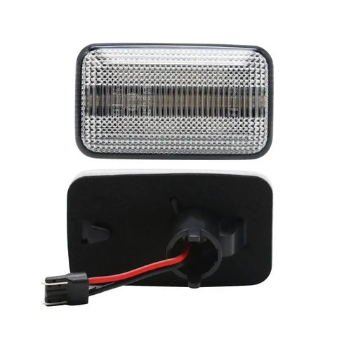 Porsche 911 964 993 Golf MK2 Pair Clear LED Side Marker Turn Signal Light