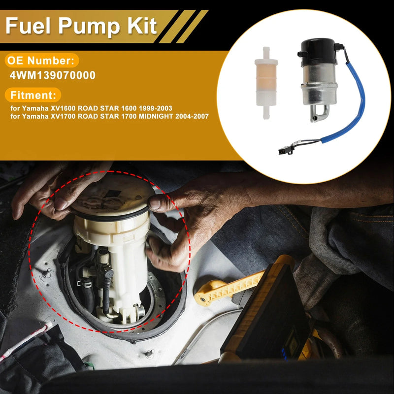 Yamaha XV1600 ROAD STAR 1600 Fuel Pump (1999–2003)