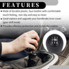 Mazda 626 (1993-2002) Black Plastic Leather 5 Speed Manual Gear Shift Knob