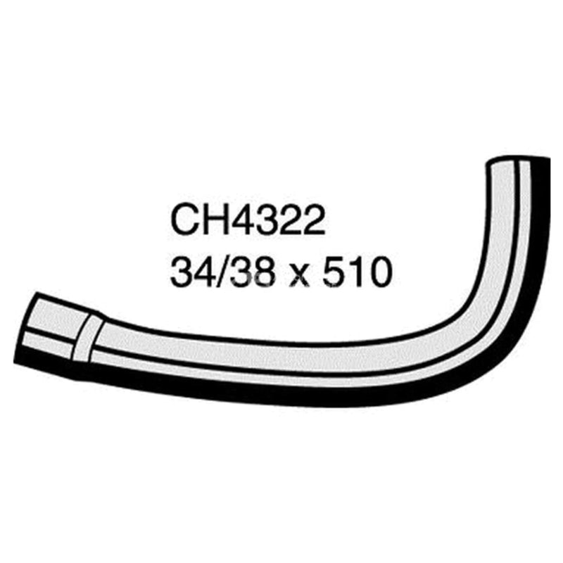 Toyota Hiace TRH201 / TRH221 / TRH223 Pipe to Engine Radiator Hose (2005–2018)