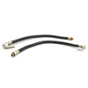 Car Motorcycle 2Pcs Rubber Air Hose Clip-On Chuck Tire Inflator