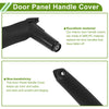 BMW X5 E70 2008-2013 () Black Door Handle Trim Cover