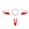 Mazda CX-50 4 x ABS Red Steering Wheel Button Frame Cover Trim (2023–2025)