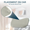 Nissan Grey Makeup Mirror Cover Sun Visor Clip