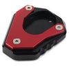 KAWASAKI Ninja 400, Versys 650, KLX 250 CNC Red Foot Stand Side Extension Plate