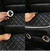 Universal Cars Black PU Leather Front Seat Bottom Cover Pad