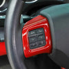 Dodge Challenger Red ABS Steering Wheel Cover Trim (2009-2014)