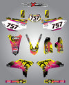 Yamaha WR 450 F Custom Graphics Kit NEON STYLE (2012-2016)