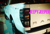 Ford Ranger Wildtrak Matte Black Rear Tail Light Covers (2011-2022)