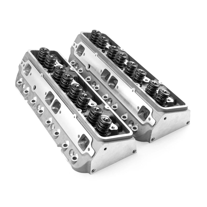 Chevy SBC 350 CNC Angle Dual Spring Aluminum Cylinder Heads