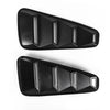 Ford Mustang Black 1/4 Quarter Window Louvers Scoop Cover (2015-2018)