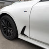 BMW 3-Series G20 G21 Gloss Black Add-On Side Fender Vent Duct Trims