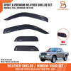 Toyota Hilux Dual Cab Ute Weathershields Window Visors (1997-2005)