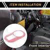 Jeep Gladiator JT (2020-2024) - Pink 1 Pc Headlight Button Panel Cover
