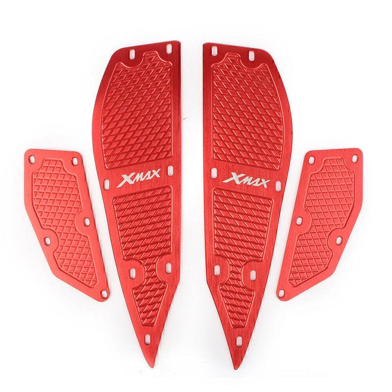 YAMAHA XMAX250 CNC Aluminum Front & Rear Footrests (2011-2016)