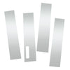 Ford F150 4 x Silver Window B Pillar Strip Door Trim (2015-2021)