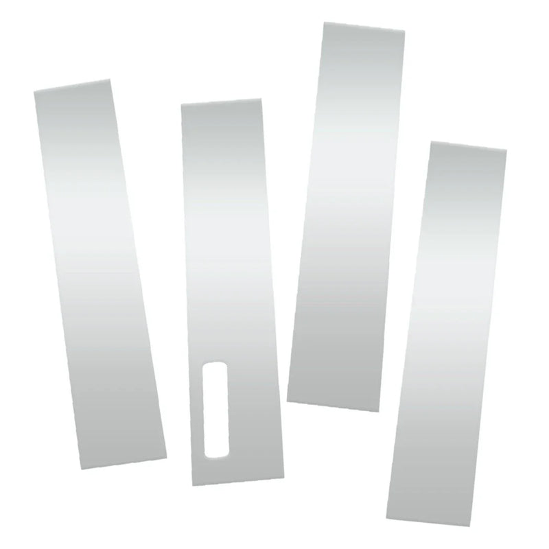 Ford F150 4 x Silver Window B Pillar Strip Door Trim (2015-2021)