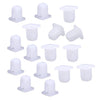 Car 50 x White Square Fender Liner Fastener Rivets (8x8.5mm Hole)