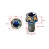 Motorcycle Bike 6pcs M8x10mm Titanium Torx Head Flange Screws