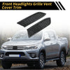 Toyota Tacoma Carbon Fiber Pattern Headlights Grille Vent Cover (16–23)