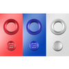Land Rover Range Rover Red Aluminum Engine Start Buttons Ring Cover Trim