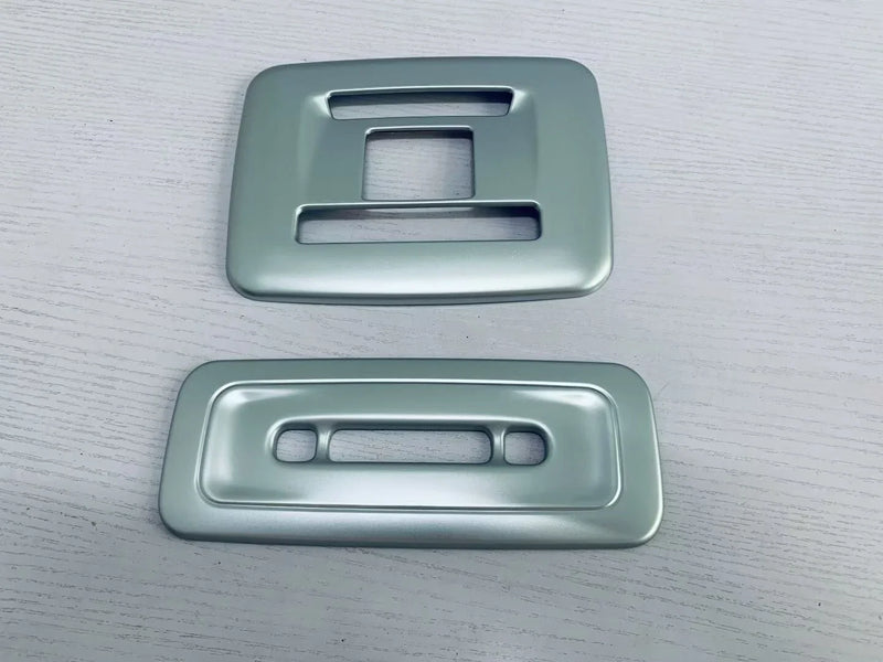 Toyota Prius Set ABS Matte Front & Rear Reading Light Lid Cover Trim (2023-2024)