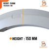 Isuzu D-Max DMAX Ute Pearl White Fender Flares (2020-2022)