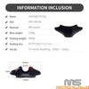 Harley Softail Fat Boy FXST FLHR FLSTF Black ABS Batwing Fairing (2000-2017)