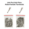 Deutsch Solid Terminal No.16 Stamped Contact Pins Male Female