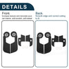 Toyota FJ Cruiser Black Anti Kick Pad Sticker Protector (2007-2014)