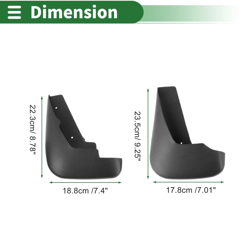 Ford Mondeo 2.0 Mud Flaps Splash Guards (2003-2007)
