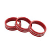 Subaru BRZ, Toyota GR86 Red Center Console AC Knob Ring Trim (2021-2024)
