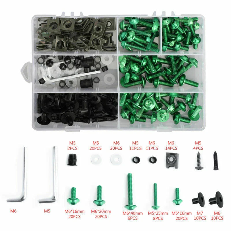 198 GER M6 & M5 Fairing Bolts Set (1980-1980)