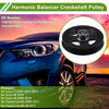 Lexus CT200h Engine Harmonic Balancer Crank Pulley Steel Black