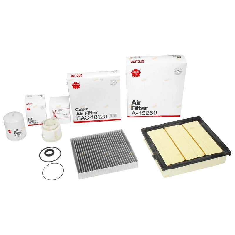 Isuzu D-Max MU-X Oil Air Fuel Cabin Filter Kit (2012 - 2019)