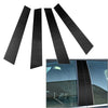 VW Golf 8 (2021-2023) 4PCS Carbon Fiber Black Window B-Pillars Cover Trim