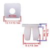 Toyota Honda Mazda 40 x Nylon Nut Screw Grommet Clips